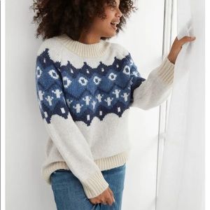 Aerie Holiday Fairisle Sweater